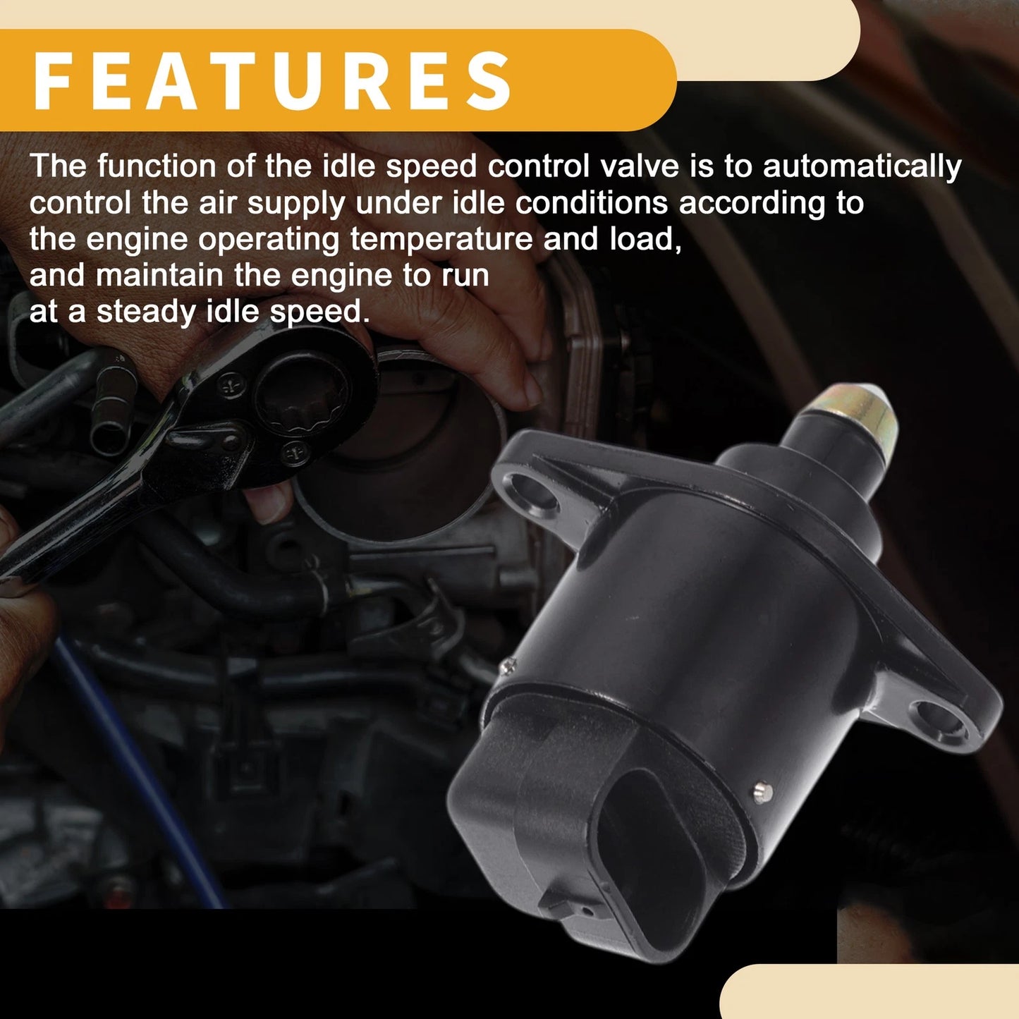 Idle Air Control Valve for Jeep Cherokee (1986-1990)