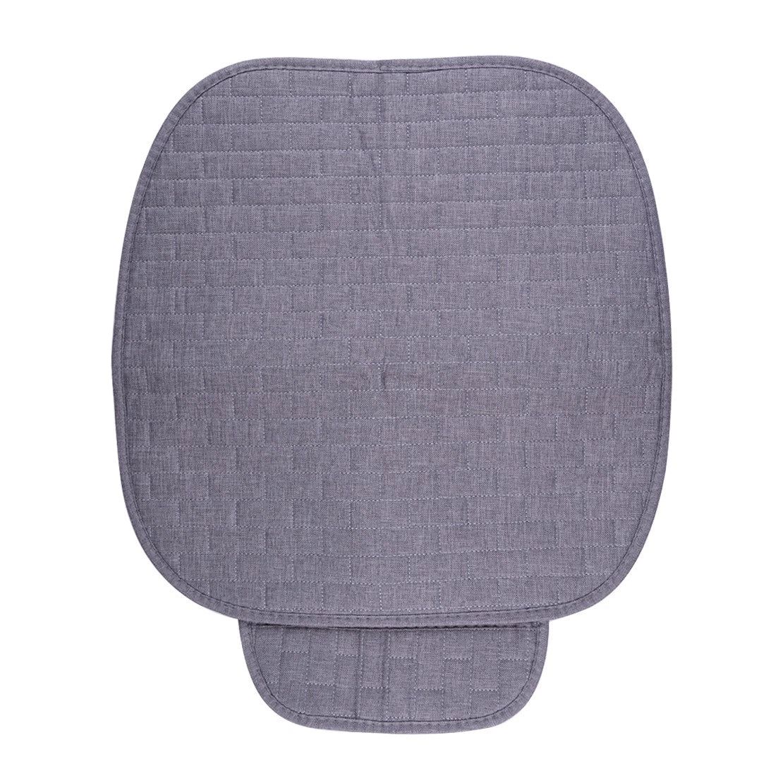 Front Car Seat Covers for Universal Fit - Protective Grey Seat Mat Covers