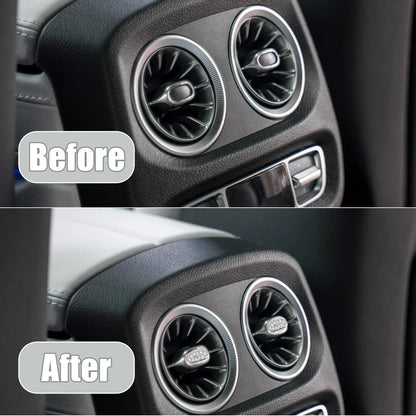 2 x Car Bling Rear Exhaust Port Knob Covers for Mercedes-Benz CLA (2019-2023)