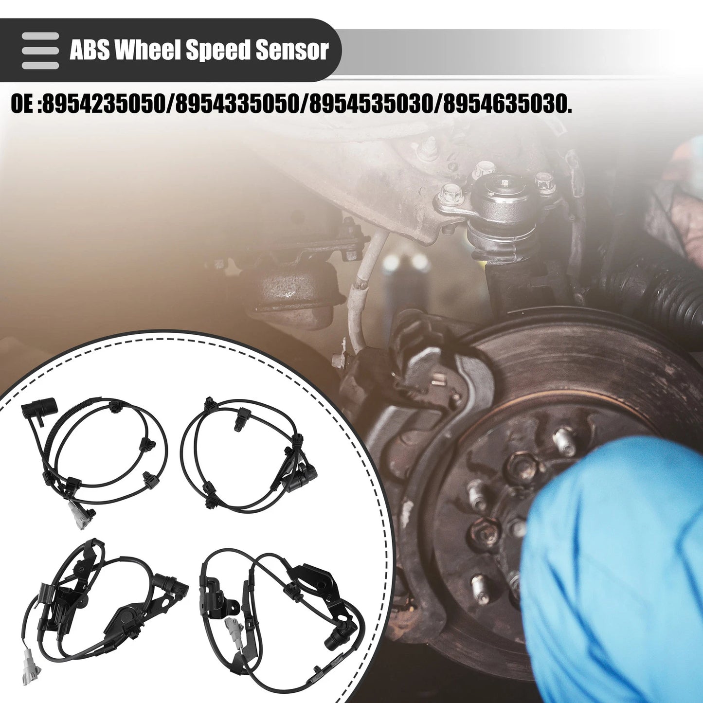ABS Wheel Speed Sensor Set for Toyota 4Runner (1996-2002)