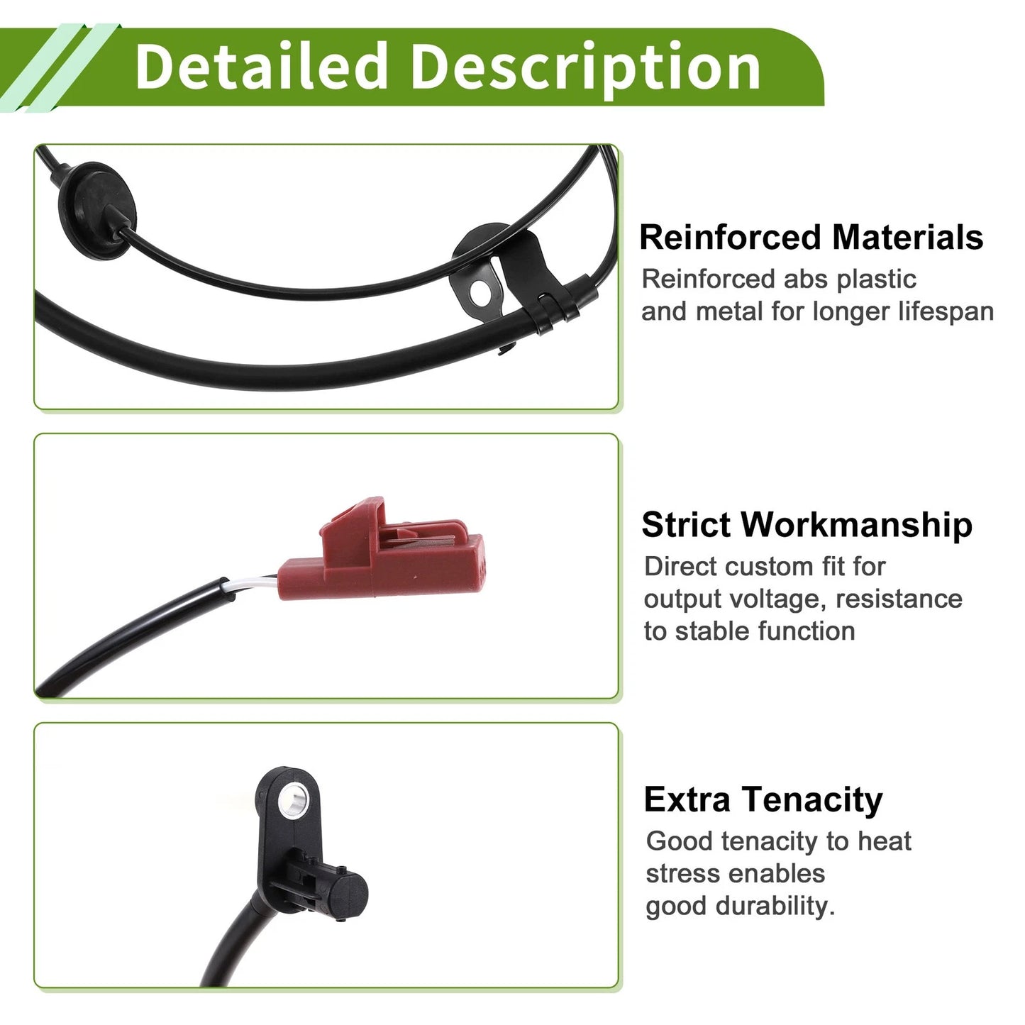 ABS Wheel Speed Sensor for Ford Fusion AWD Rear Right (2013-2020)