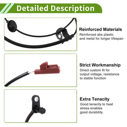 ABS Wheel Speed Sensor for Ford Fusion AWD Rear Right (2013-2020)