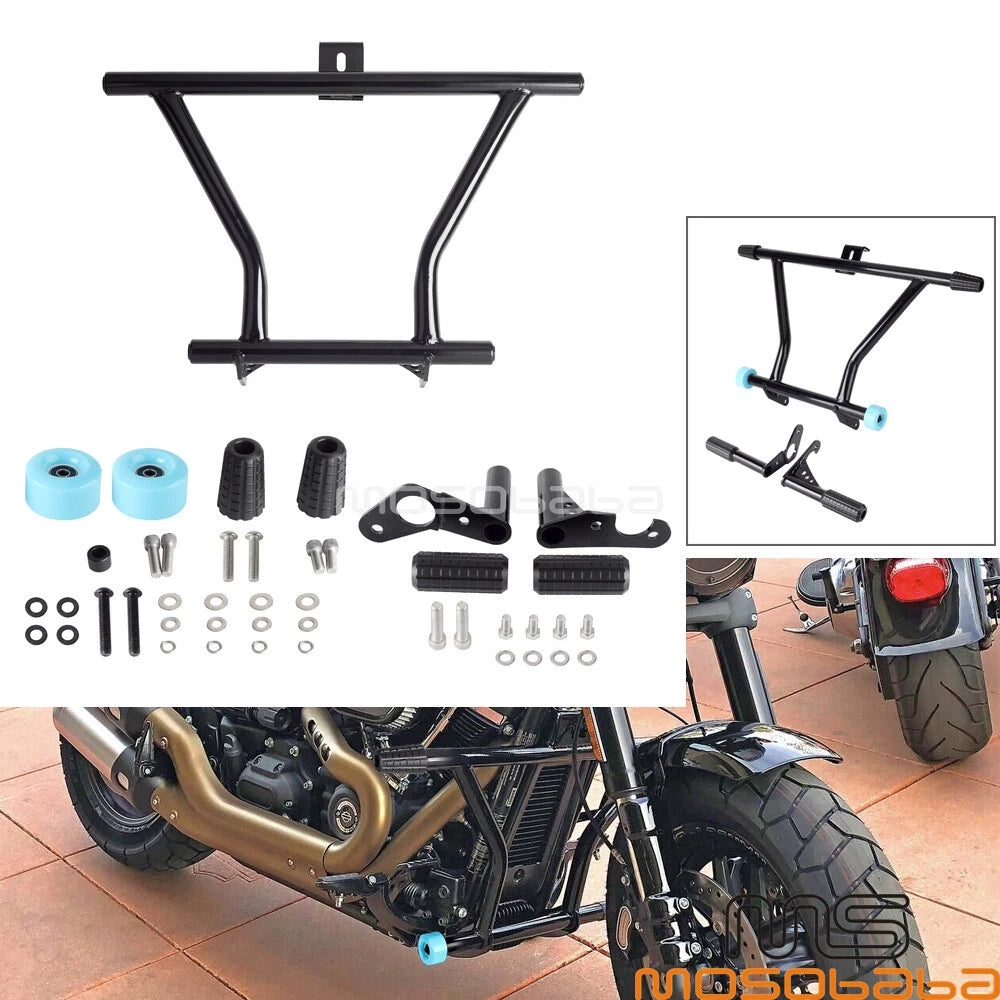 Highway Foot Engine Guard Crash Bar for Harley Softail Street Bob 114 (2018-2023)