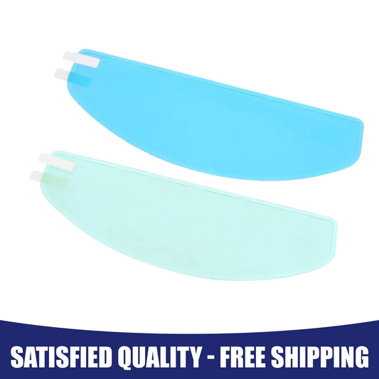 Rain Proof Anti Fog Film / 9.65 x 3.46 / 2 x Sticker for Motorcycle Helmet