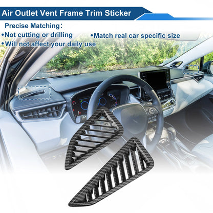 Air Condition Outlet / 2 x Vent Trim Cover Frame for Toyota Corolla