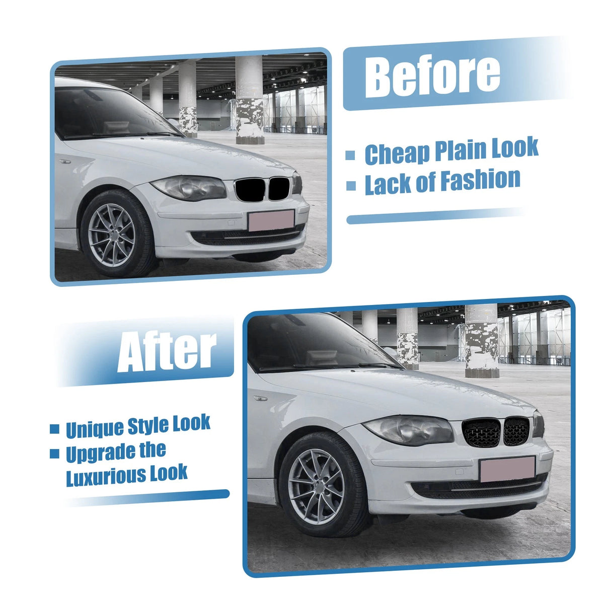 Grilles Black for BMW 128i 135i 135is 1 Series M