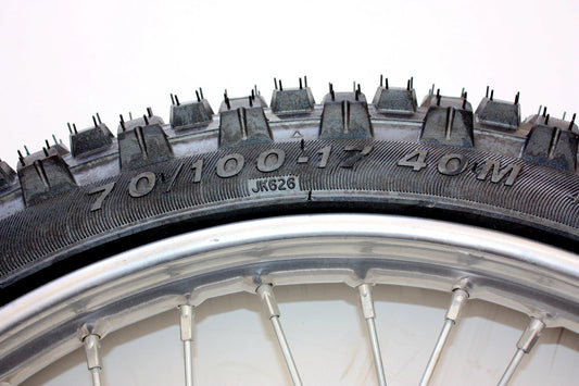 12mm Axle 17" Front & 14" Rear Wheel Rim Tire for PIT Trail Dirt Bike