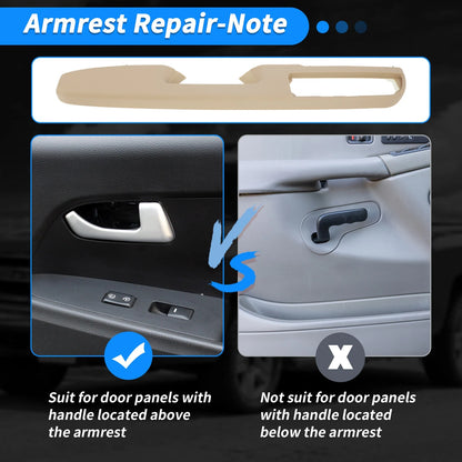 Armrest Repair Front Left Driver Side for Chevrolet Silverado 1500