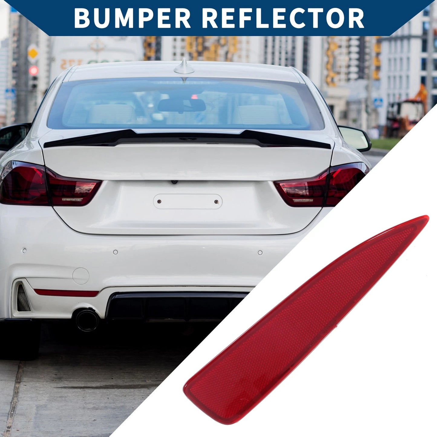 Rear Left Bumper Reflector for Toyota Yaris without Sport Bumper (2012–2014)