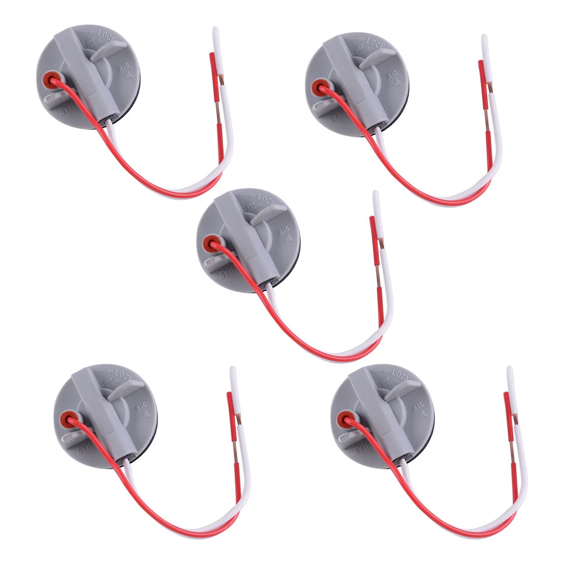 5 x 1156 PY21W LED Bulb Wire Harness Extension for Signal Tail Light Socket