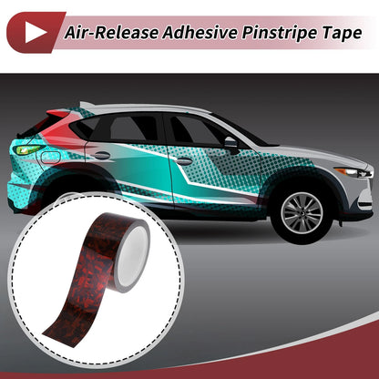 Pinstripe Tape 50mmx8.5m Red for Car, Motorcycle & Boat