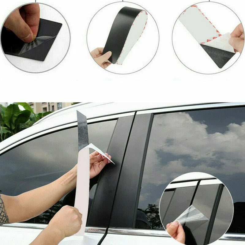 Window Pillar Post Molding Trim Kit for Honda Acura TL (2004-2008)