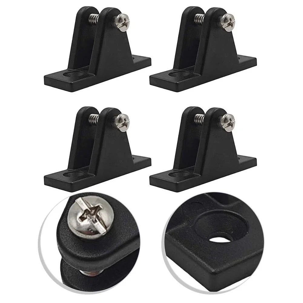 4pcs Marine Nylon Plastic Hinges for Boat Deck/Yacht Bimini Top