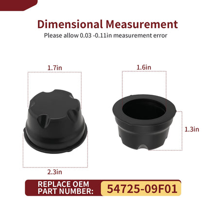 Front Rear Wheel Caps for Suzuki Vinson 500 4x4 (2002-2007)