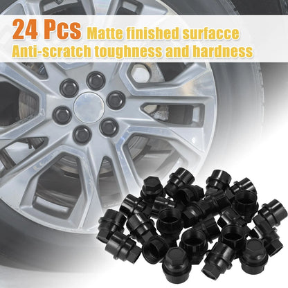 24pcs Wheel Lug Nut Caps Covers for GMC Sierra 1500 2500