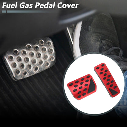 Auto Foot Pedal Pads Covers for Jeep Grand Cherokee (2022-2025) Red