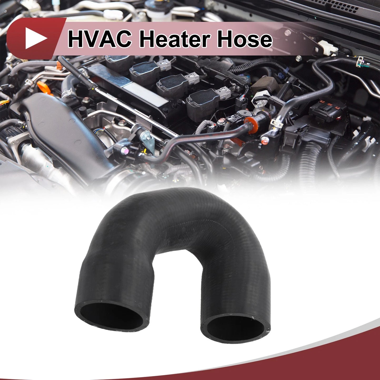 Heater Hose for BMW X6 2011-2014 Rubber Black 1 x Hose