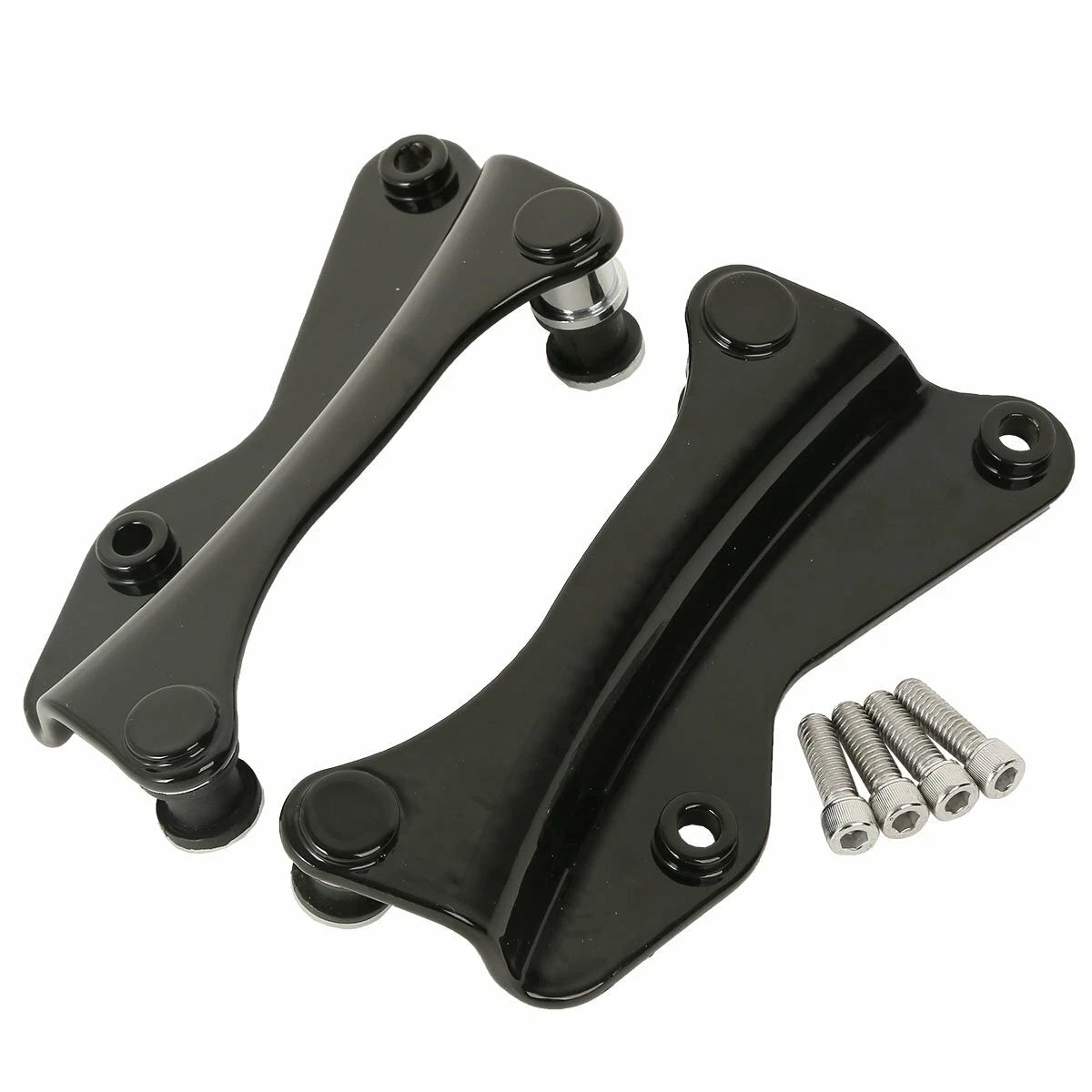 Detachable Sissy Bar Backrest Rack Docking Kit for Harley Touring (2014-2025)