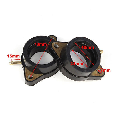 Carburetor Intake Manifold Boots for Yamaha XS650 Special (1980-1983)