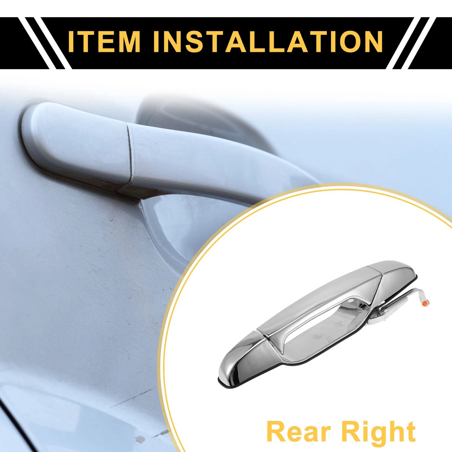 Rear Right Exterior Door Handle for Cadillac Escalade