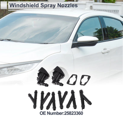 Washer Nozzle 6 Pcs Y Hose Connector for Chevrolet