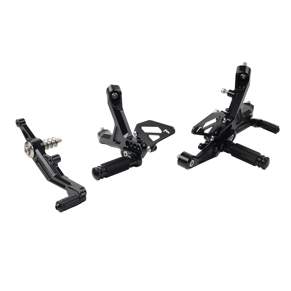 Adjustable Foot Pegs for BMW S1000RR M1000RR 2019-2024 Black