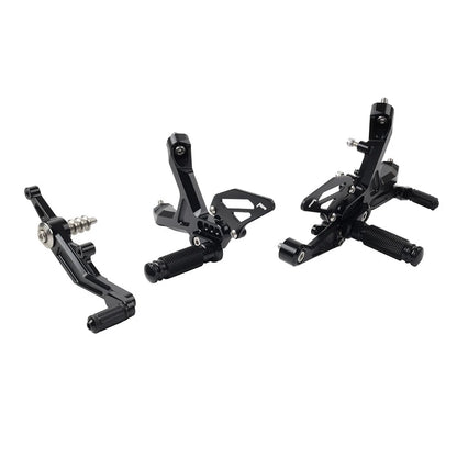 Adjustable Foot Pegs for BMW S1000RR M1000RR 2019-2024 Black