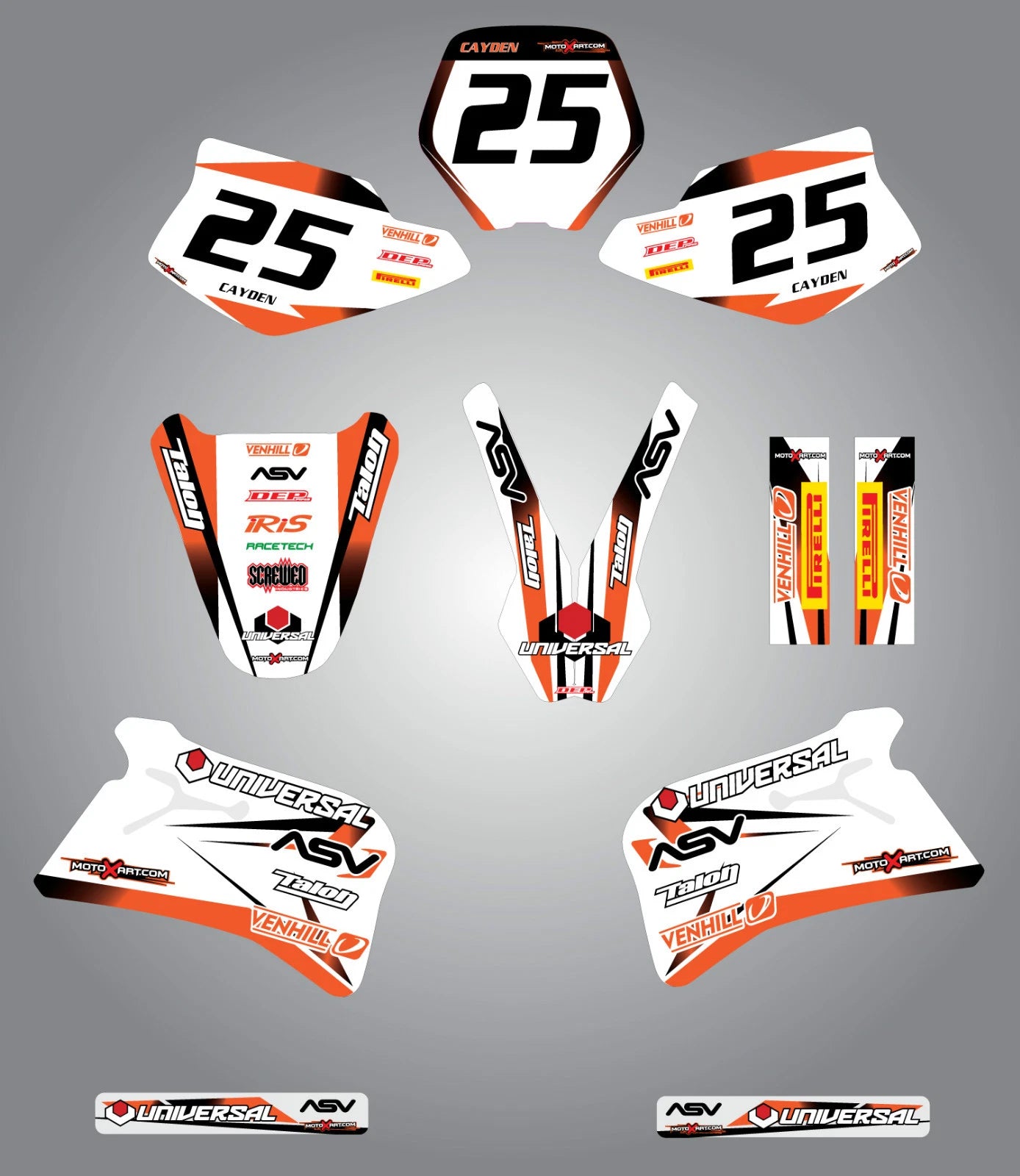 Custom Graphic Kit - STORM - KTM 50 Stickers/Decals (1997-2001)