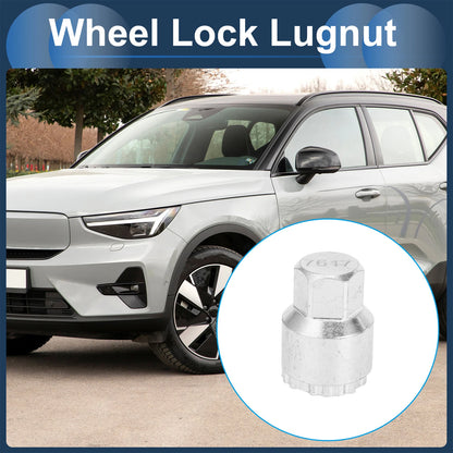 Anti-theft Wheel Lock Lug Nut Removal Key Socket for Volvo