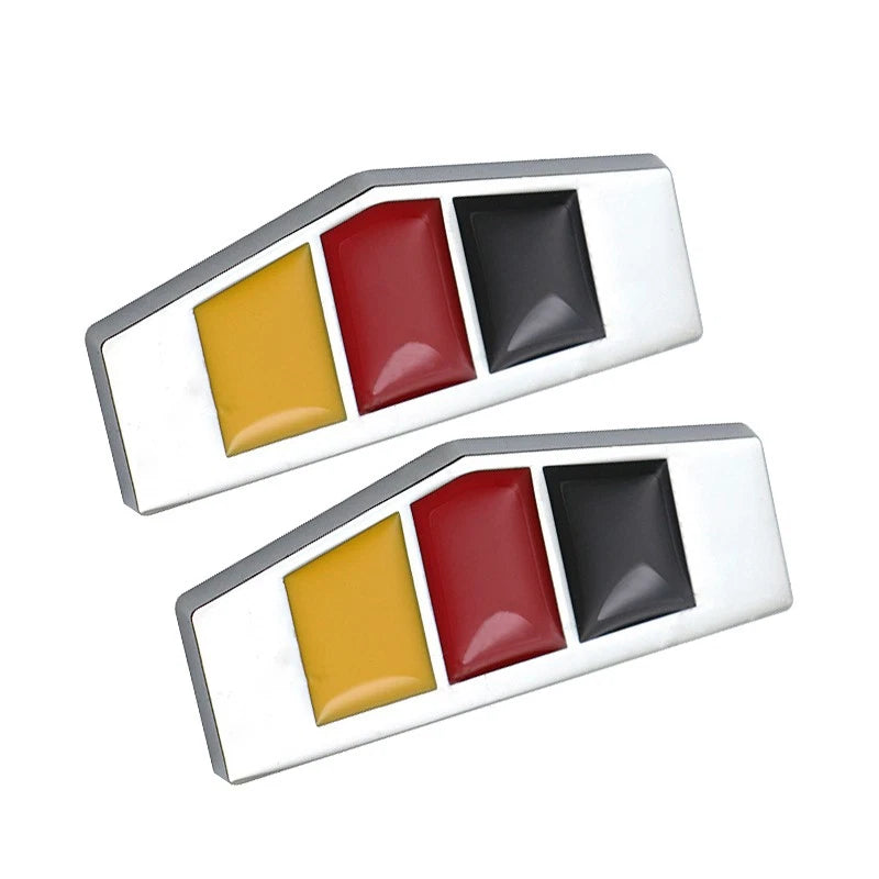 3D German Flag Car Truck Auto Emblem Decal Badge