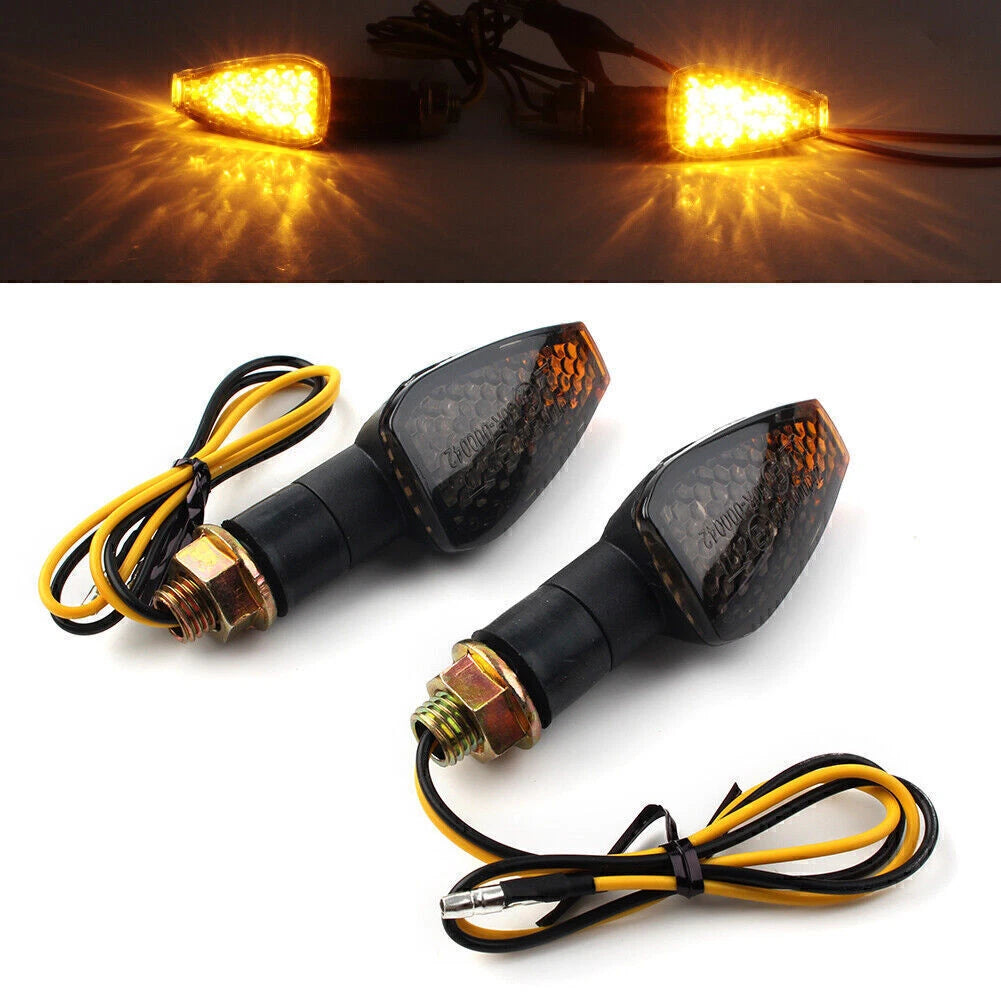 Black Universal LED Turn Signal Light Indicators for Mini 14 (No Year Specified)