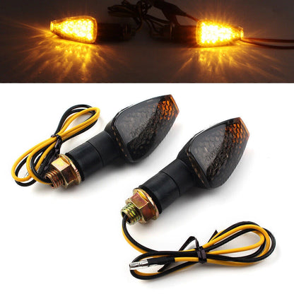 Black Universal LED Turn Signal Light Indicators for Mini 14 (No Year Specified)