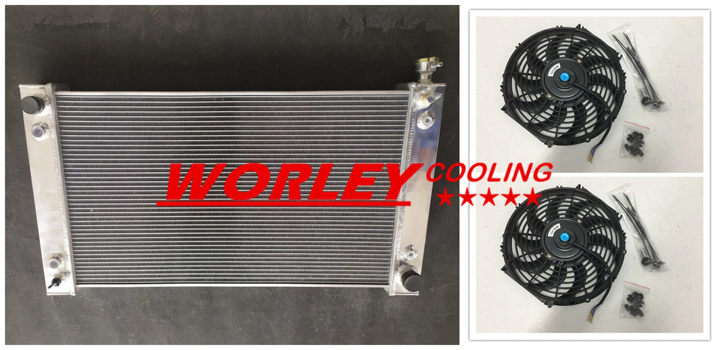 Radiator & Fans for Chevy GMC C/K R/V Suburban P30 4.3 V6 5.0 5.7 V8 (88-91)