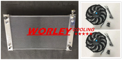 Radiator & Fans for Chevy GMC C/K R/V Suburban P30 4.3 V6 5.0 5.7 V8 (88-91)