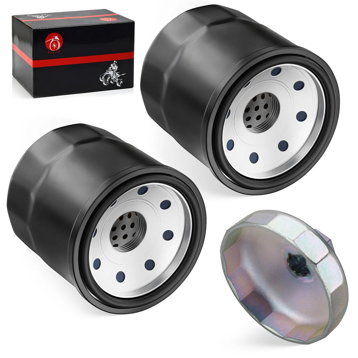 Oil Filter + Wrench for Kawasaki Ninja 300/500/650