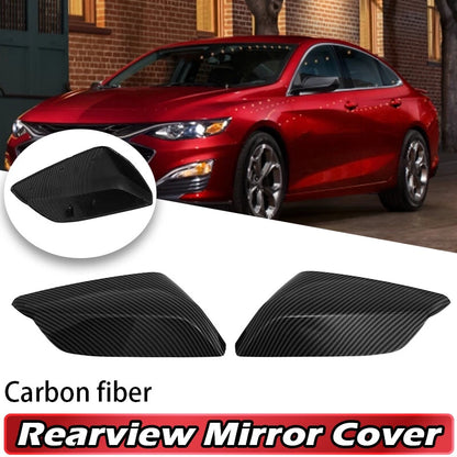 Carbon Fiber Rear View Mirror Cover Caps for Chevrolet Malibu (2016-2022)