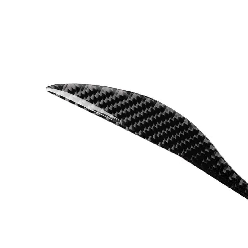 Carbon Fiber Headlight Eyebrow Eyelids Trim fit For BMW 320I 325i1998-2005