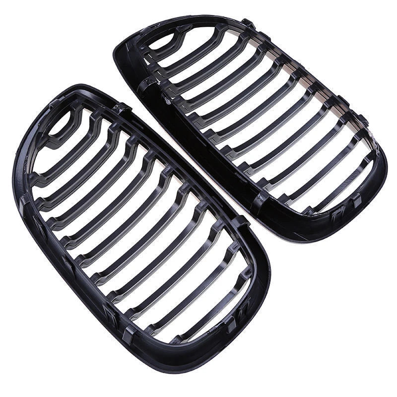 Gloss Black Front Kidney Grille for BMW 3-Series E46 Coupe (2003-2006)