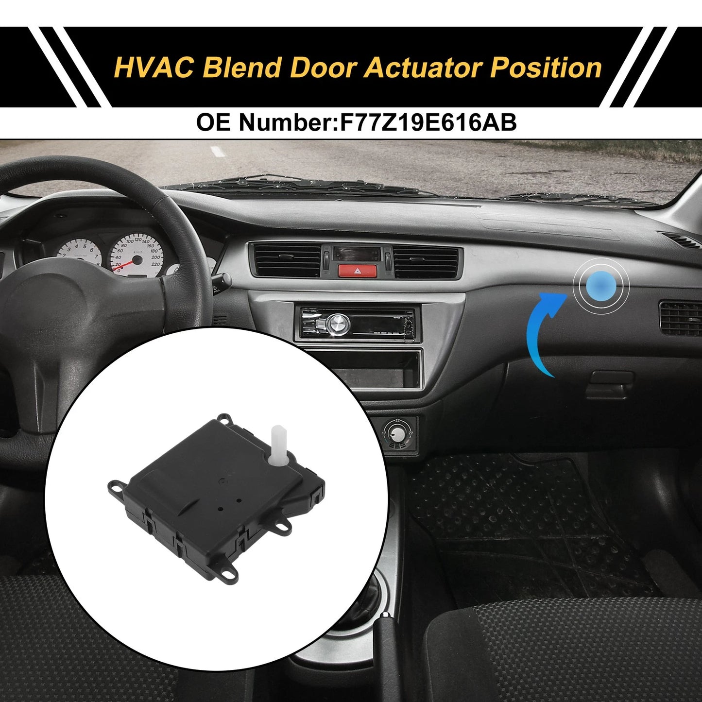 Heater Blend Door Actuator for Ford Explorer (1995-2001)