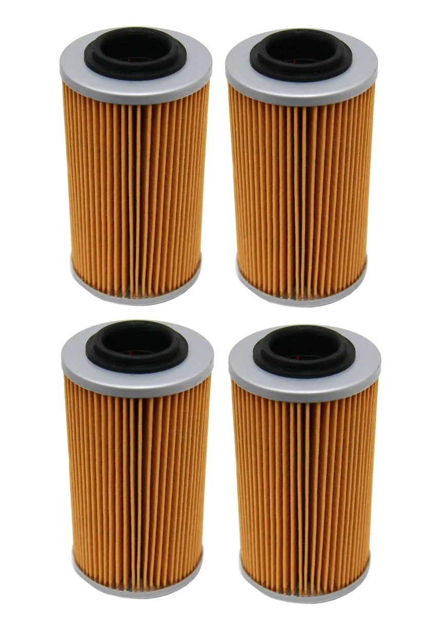 4 x Oil Filters for Bombardier Can-Am Traxter 500 650 Auto CVT