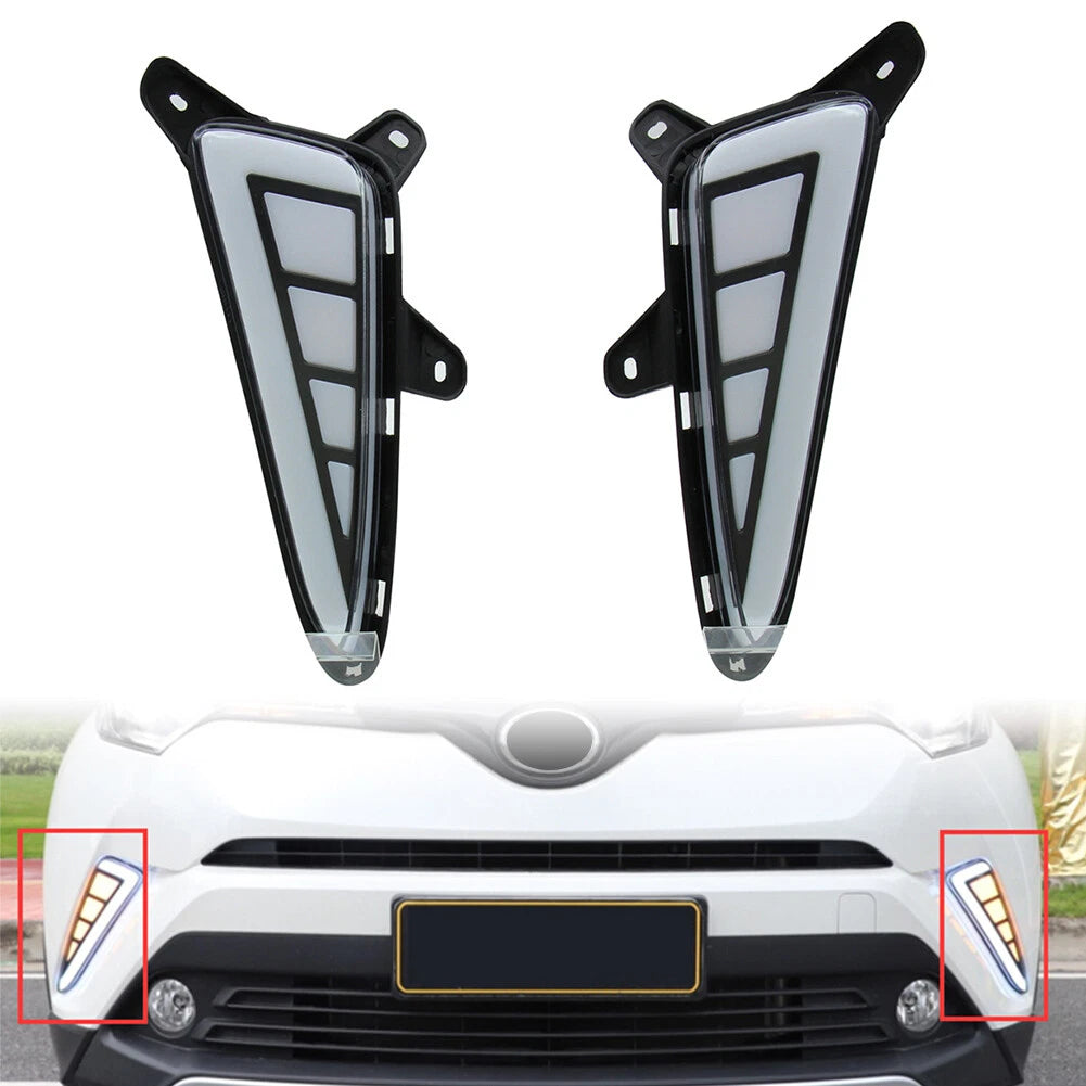 LED Dual Color Daytime Running Lights for Toyota CH-R (2016-2020)