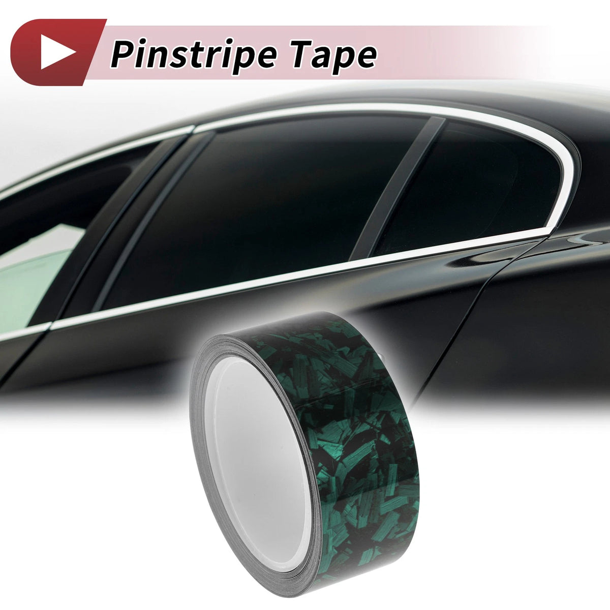 Pinstripe Tape 40mmx8.5m for Car, Motorcycle and Boat Green