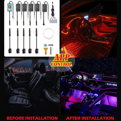 6M 1in9 RGB LED Light Strip for Dodge Car Interior Footwell Atmosphere Lamp