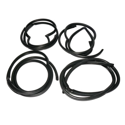 Front & Rear Door Weatherstrip 4Pcs for Land Rover Defender 90/110/130 1984-2016