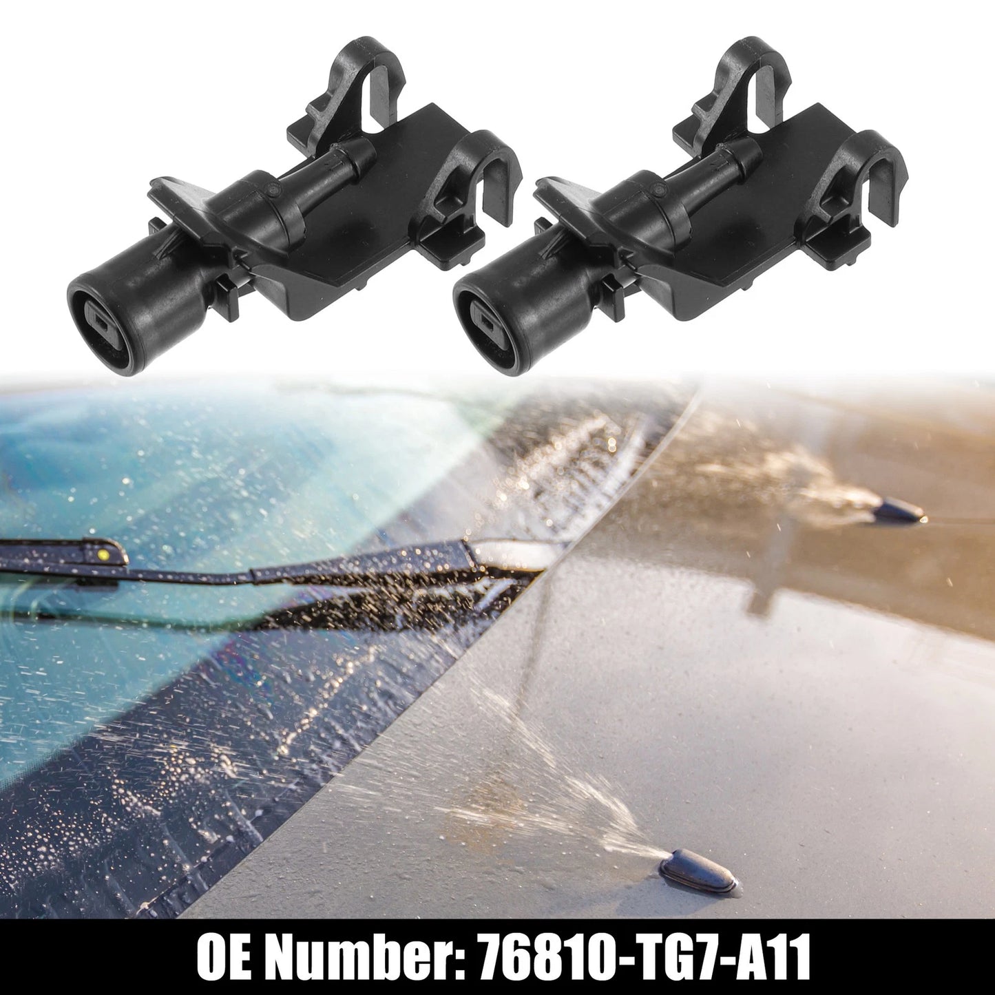 Front Windshield Washer Nozzles for Honda Pilot (2016-2021)