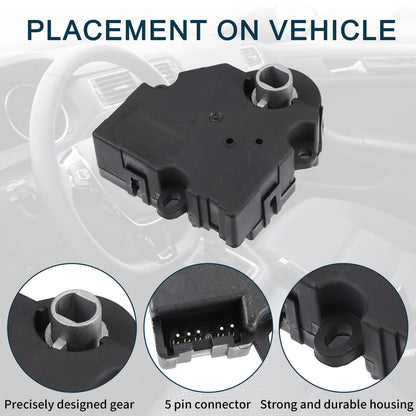 3 x HVAC Heater Blend Door Control Actuator for Buick Enclave (2008–2012)