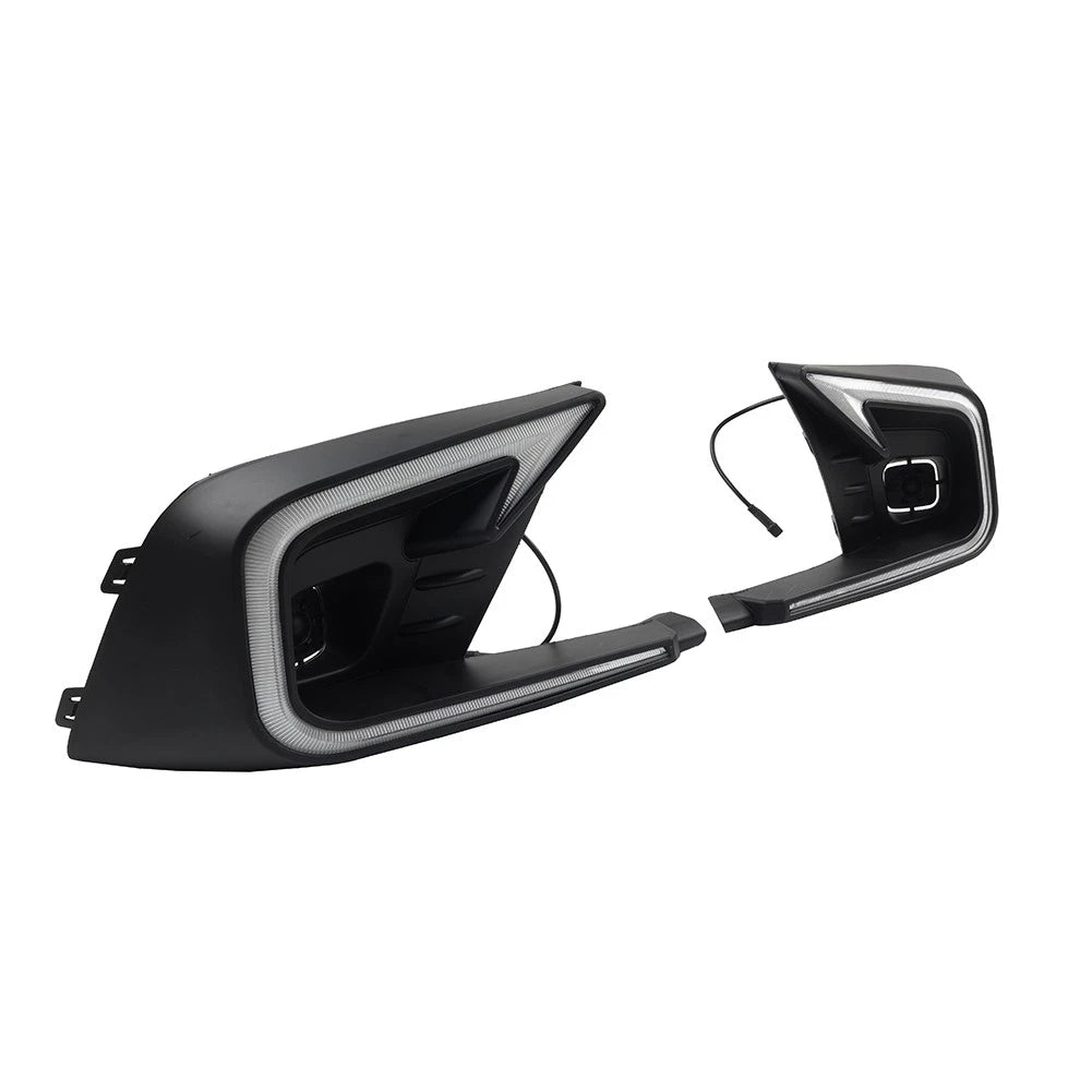 Daytime Running Lights with Turn Signal Fog Lamp Bezel for Honda Civic (2022-2024)