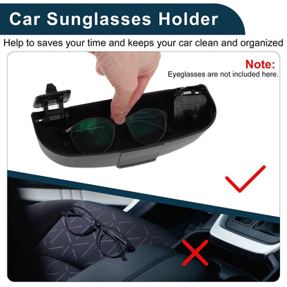 Sunglasses Case for Mercedes-Benz GLA Eyeglasses Holder Storage Box Black