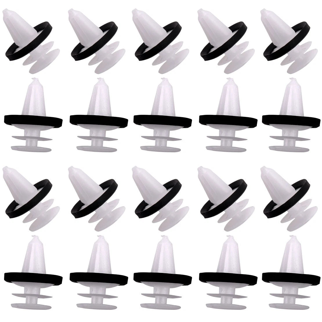 Door Panel Clips for Ford - 20 x Nylon Door Trim Clips (Fits Various Models)