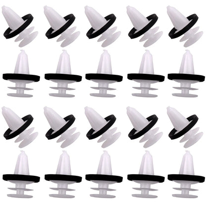 Door Panel Clips for Ford - 20 x Nylon Door Trim Clips (Fits Various Models)